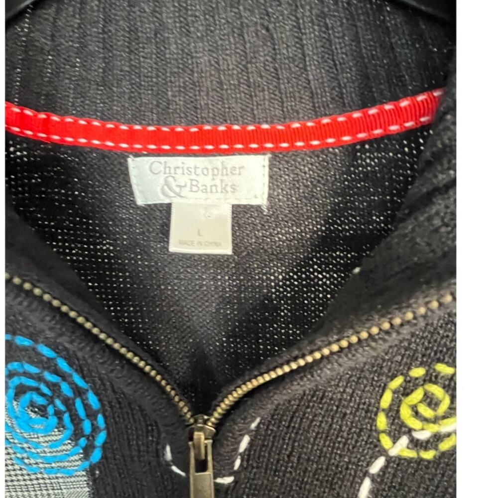 Christopher & Banks Multicolor Pullover Sweater - Picture 3 of 7